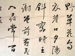 杨明臣书法“刘禹锡诗一首“
