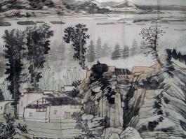 田一平国画“山水”