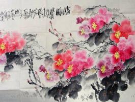 彭亮国画”牡丹“ 