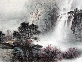 刘刚国画”山水“ 