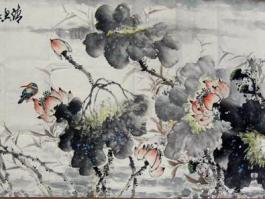 张浩国画”荷塘情趣“