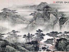 王学志国画“远辞巍宾泻……”