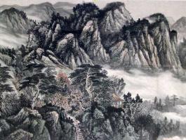 王长贵国画“春风得意人心暖“