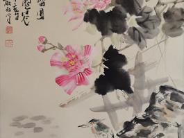 严石“独留团锦照苍波” 
