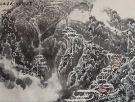 谭家琪”青山珠帘名下卷”