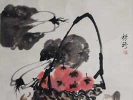 林野“白菜与柿子”  